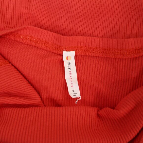 Daily Practice by Anthropologie Highline Short-Sleeve Maxi Dress Red M 282983 - Picture 7 of 7